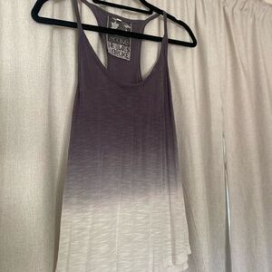 Young Fabulous & Broke Gray Ombre Spaghetti Strap Tank, SM